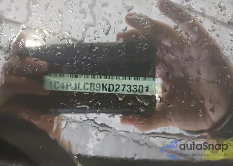 2019 Jeep Cherokee Latitude Fwd from USA, damaged, VIN 1C4PJLCB9KD273301